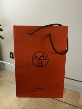 Authentic Hermes small paper bag